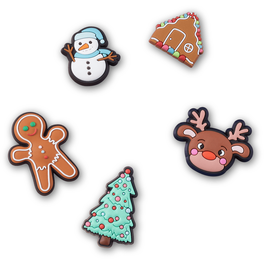  Cutie Christmas 5 Pack - charm view - Jibbitz