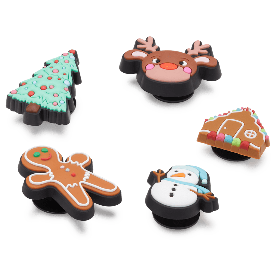  Cutie Christmas 5 Pack - charms on shoes - Jibbitz