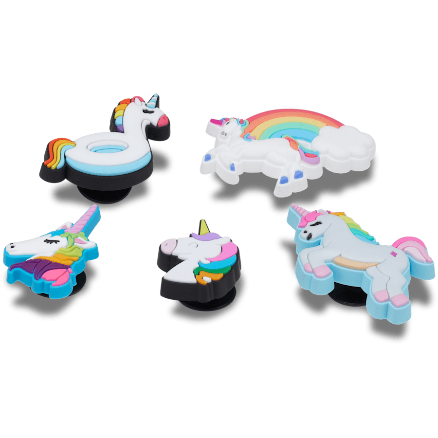  Favorite Unicorns 5 Pack - charms on shoes - Jibbitz