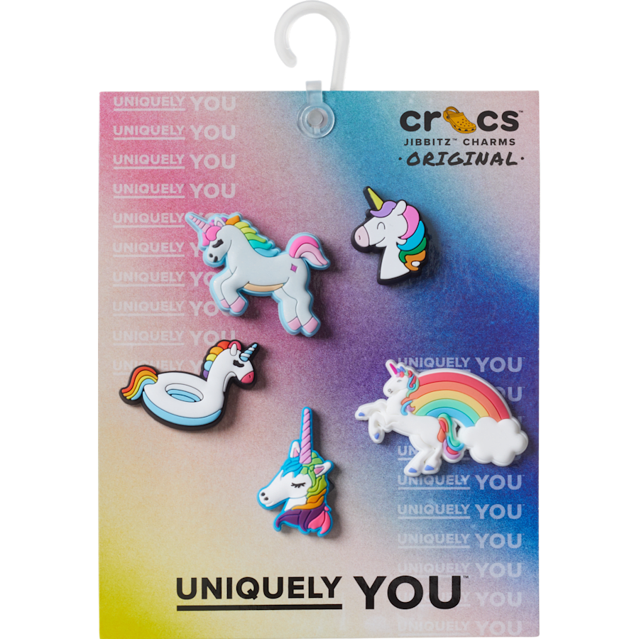  Favorite Unicorns 5 Pack - Custom Angle - Jibbitz