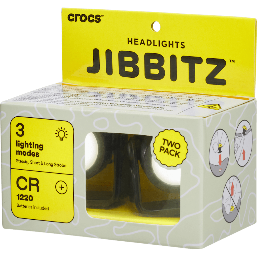  Headlights - charms on packing card - Jibbitz