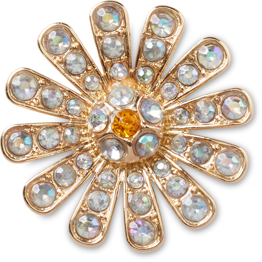  Glitzy Flower - charm view - Jibbitz