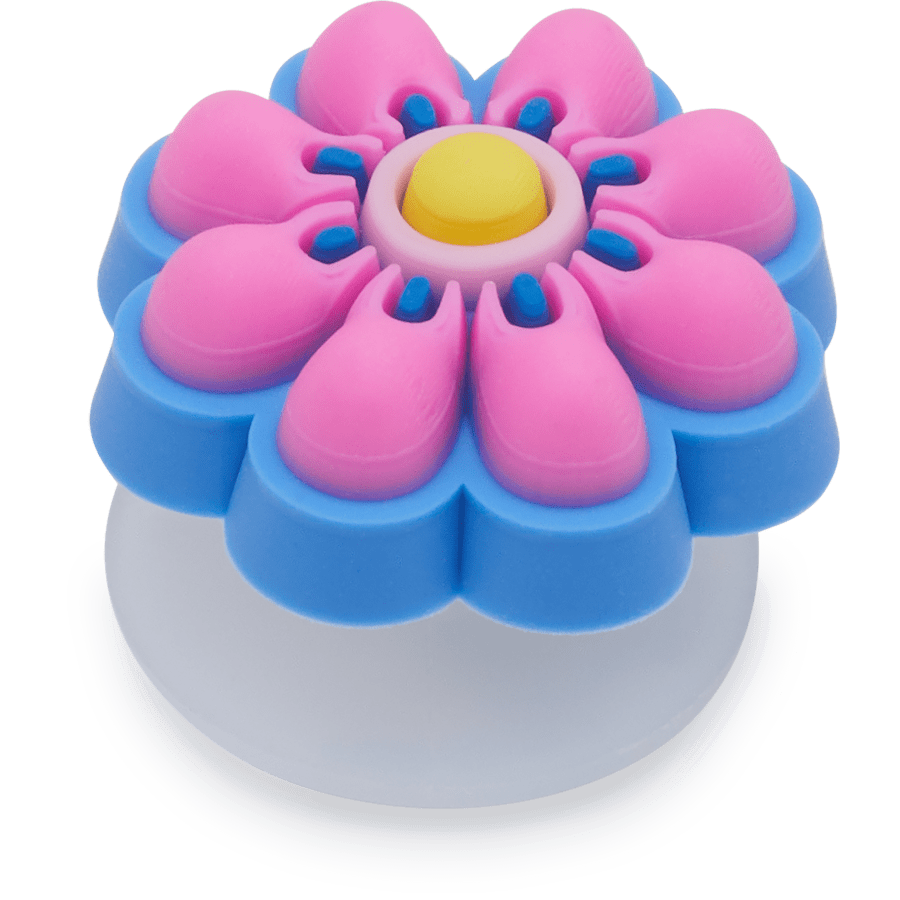  Tiny Pink and Yellow Flower - charms on shoes - Jibbitz