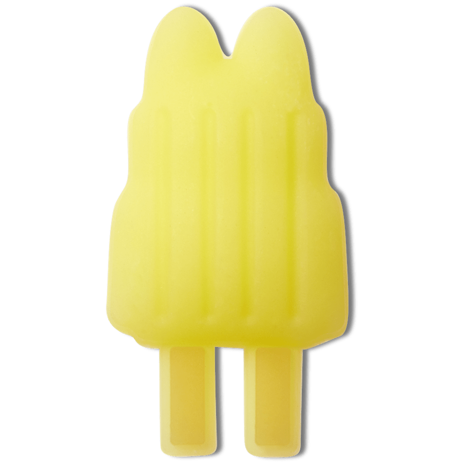  Double Yellow Ice Pop - charm view - Jibbitz