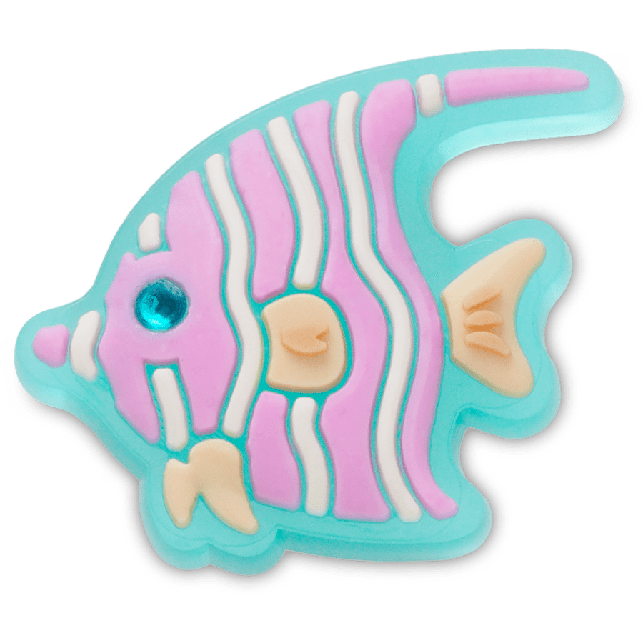  Gem Tropical Fishie - charm view - Jibbitz