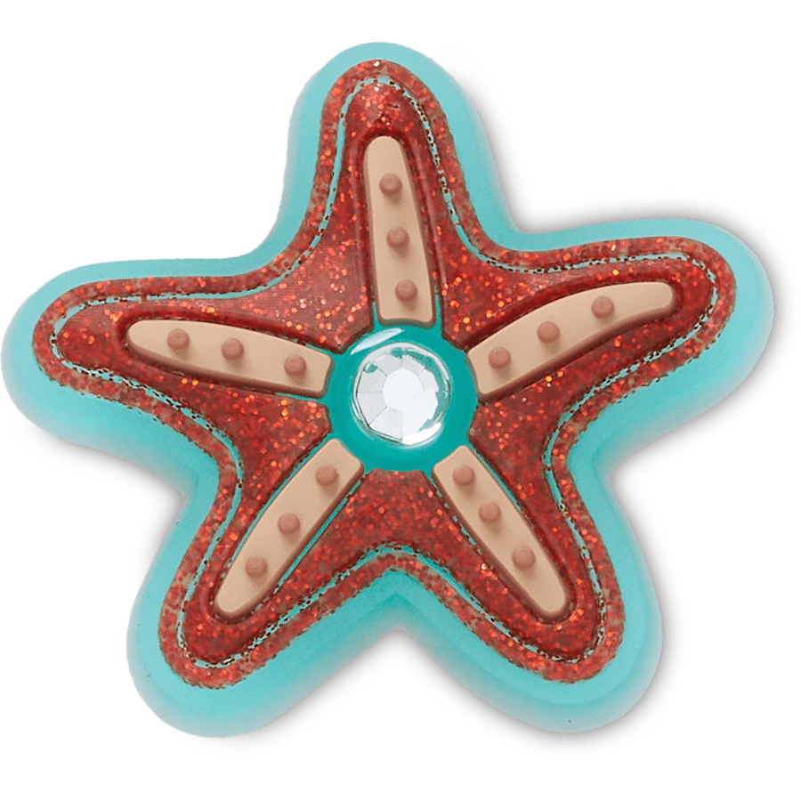  Gem Star Fish - charm view - Jibbitz