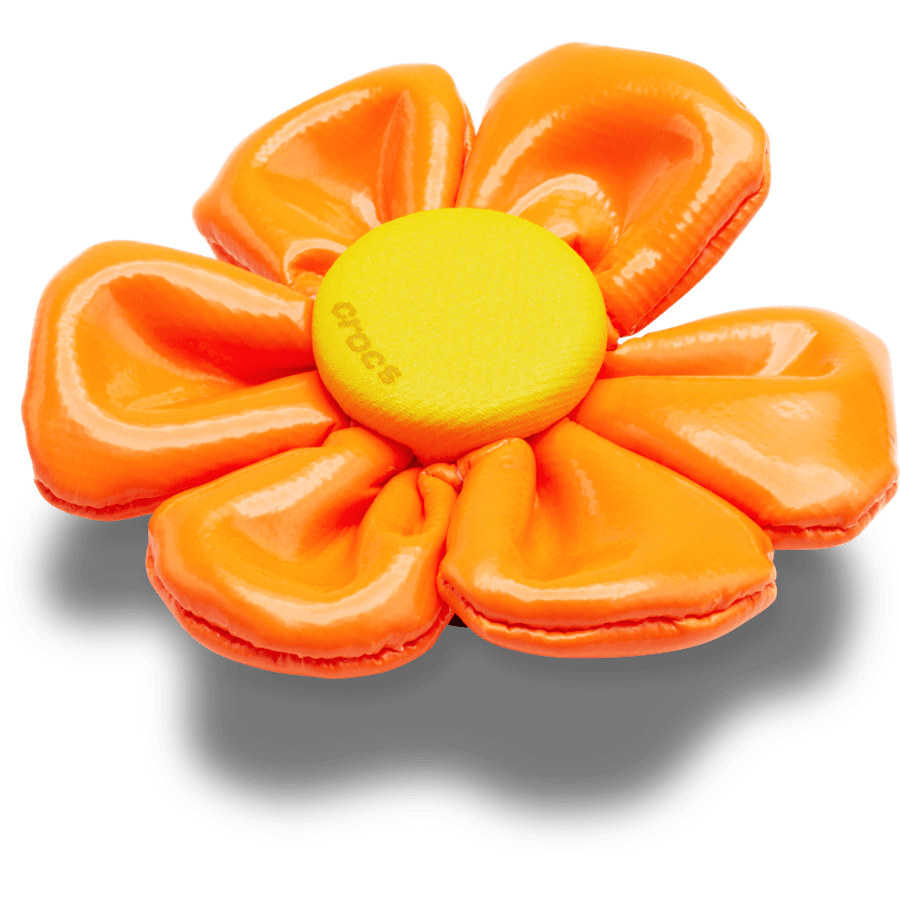  Oversized Large Orange Flower - charms on shoes - Jibbitz