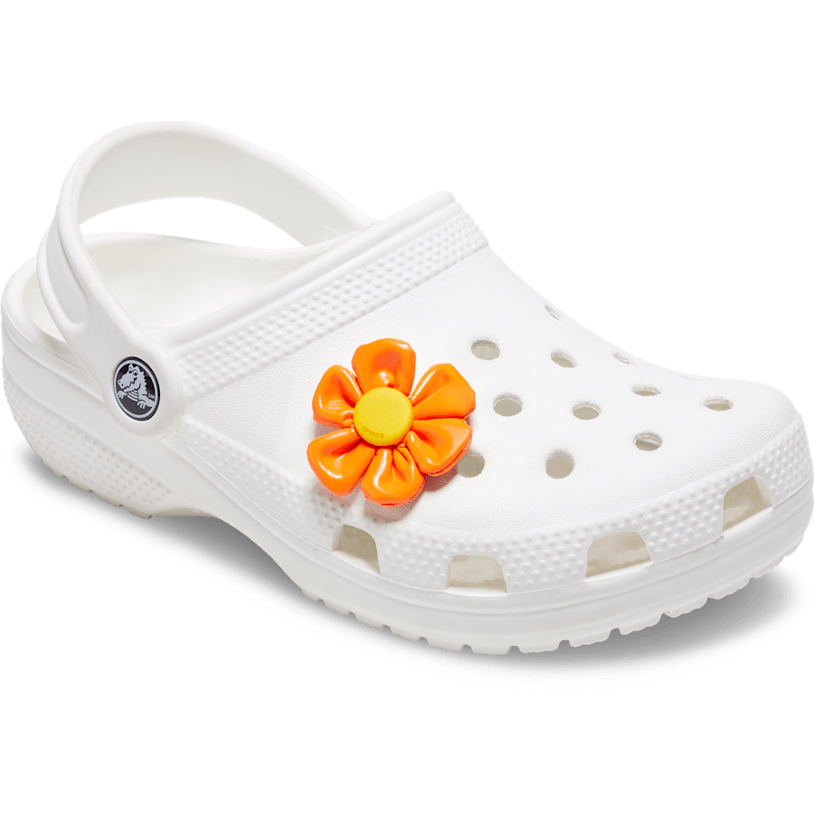  Oversized Large Orange Flower - Custom Angle - Jibbitz