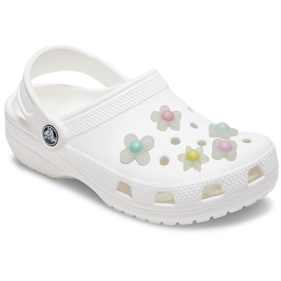  Iridescent Flowers 5 Pack - Custom Angle - Jibbitz