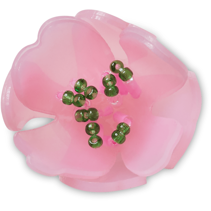  Delicate Cherry Blossom Floral - charm view - Jibbitz