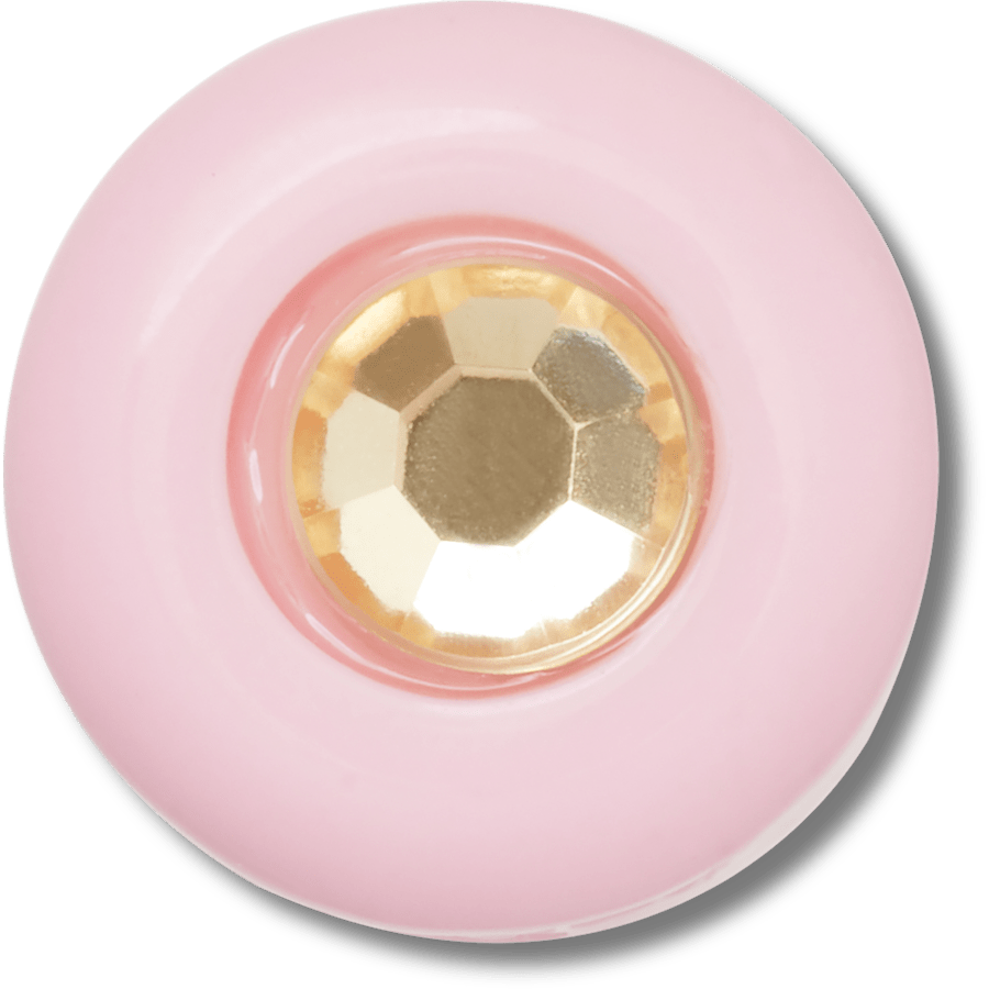 Pink and Yellow Acrylic Gem