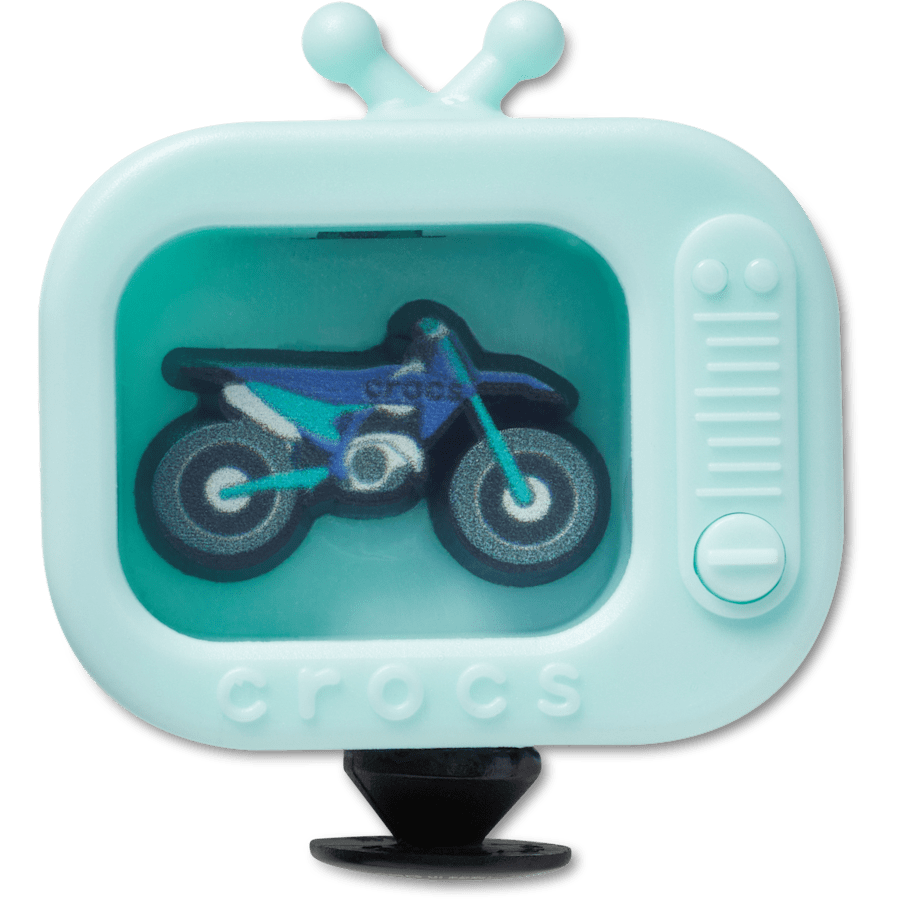  Motorcycle TV Flashlight - charm view - Jibbitz