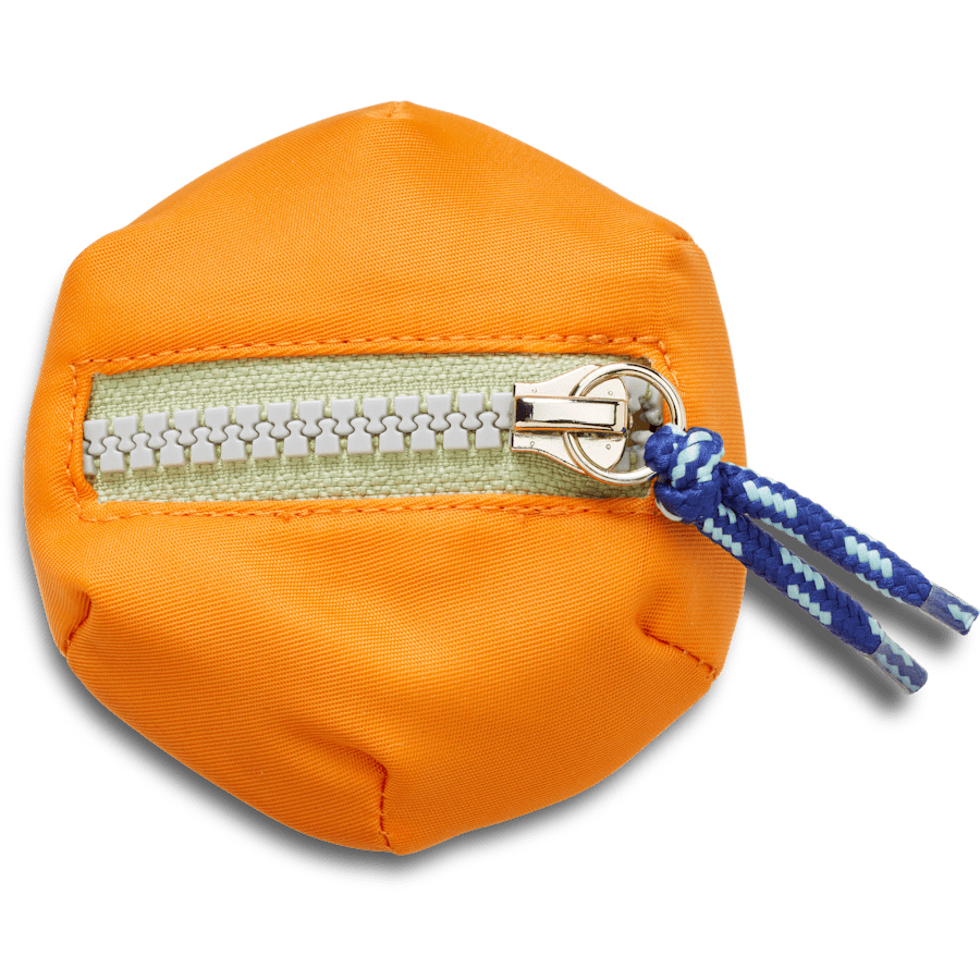  Orange Pouch - charm view - Jibbitz