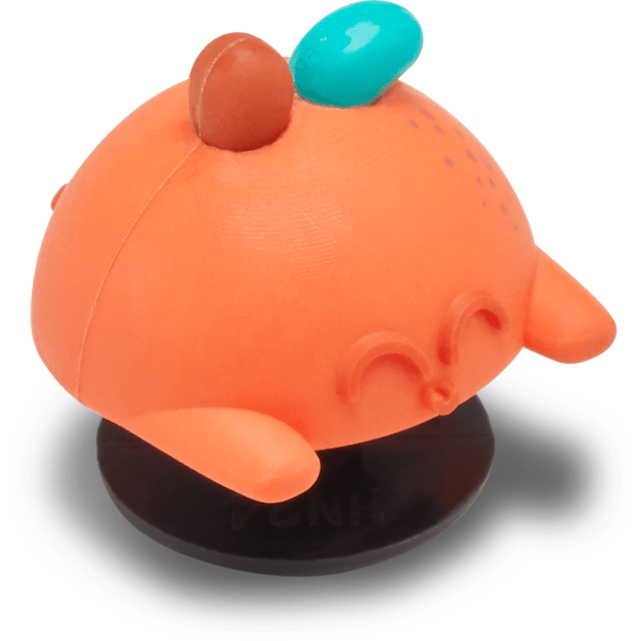  3D Orange - Custom Angle - Jibbitz