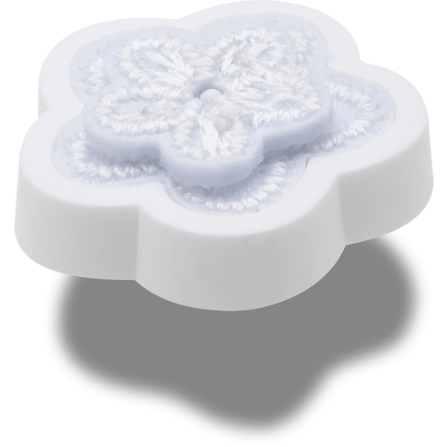 Elegant White Floral 2 - Custom Angle - Jibbitz Charms