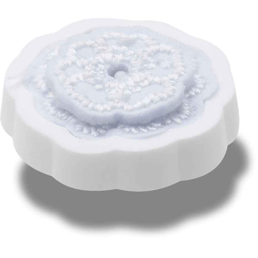 Elegant White Floral 3 - angle personnalisé - Jibbitz Charms