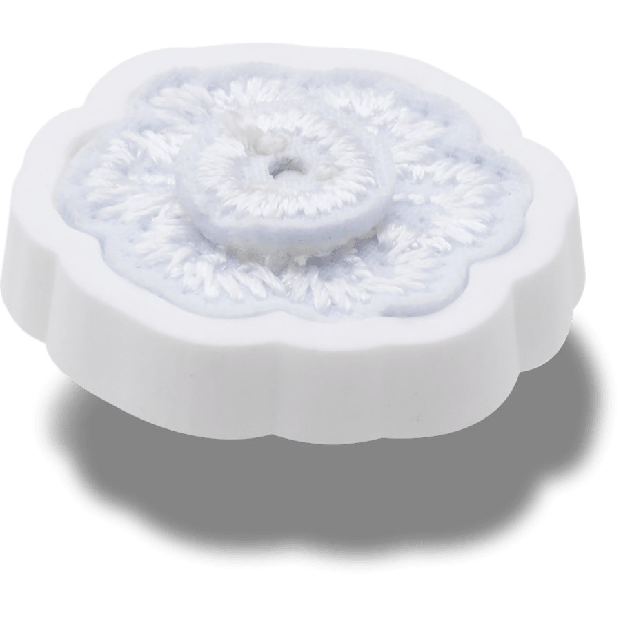 Elegant White Floral 4 - Custom Angle - Jibbitz Charms