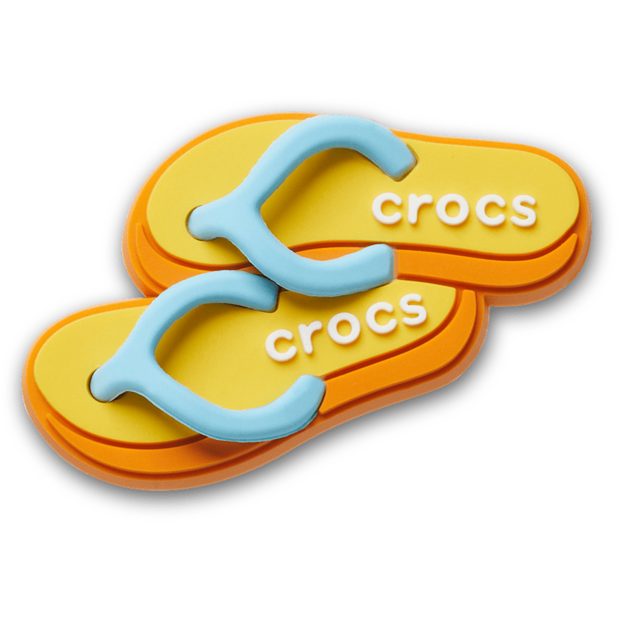  Crocs Flip Flops - charm view - Jibbitz