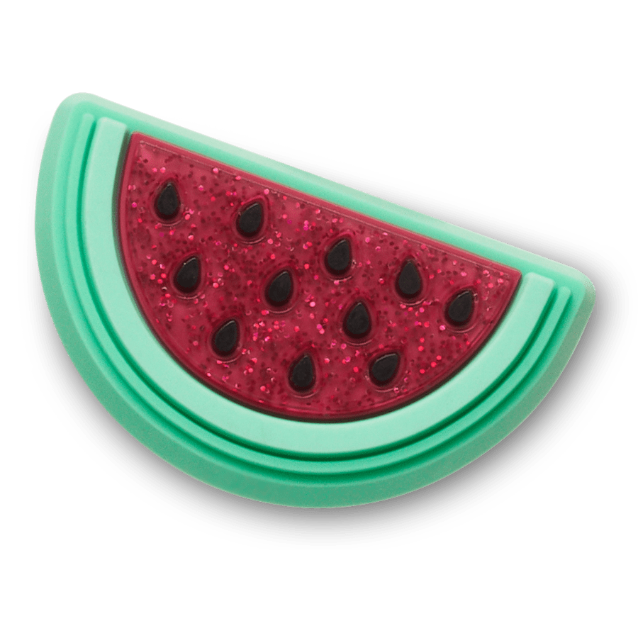  Glittery Watermelon - charm view - Jibbitz