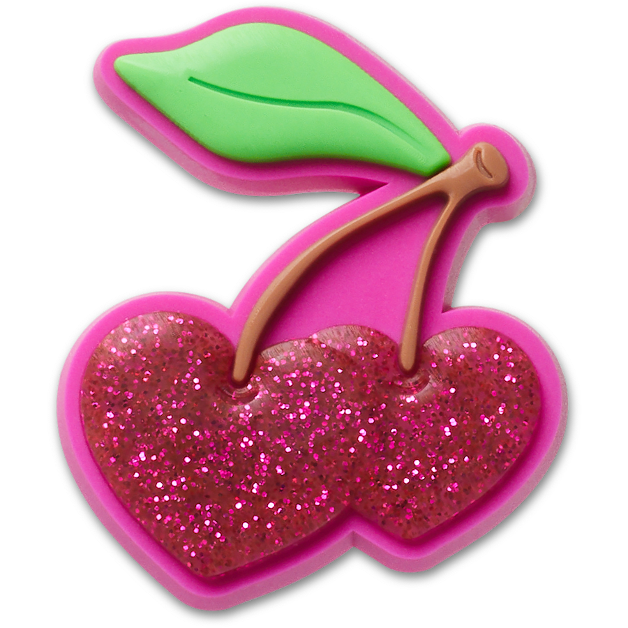 Heart Cherries - charm view - Jibbitz
