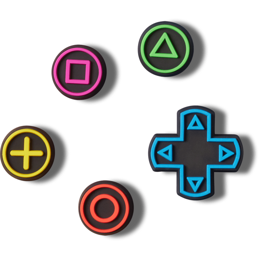  Game Controller 5 Pack - charm view - Jibbitz