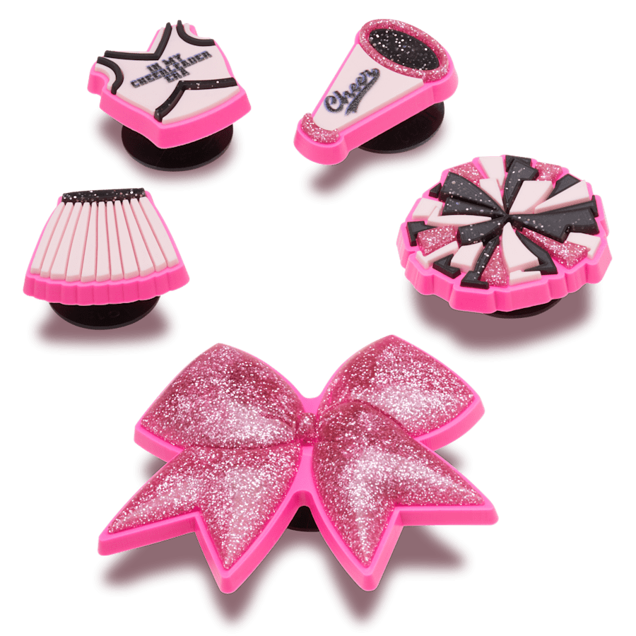  Cheerleading 5 Pack - charms on shoes - Jibbitz