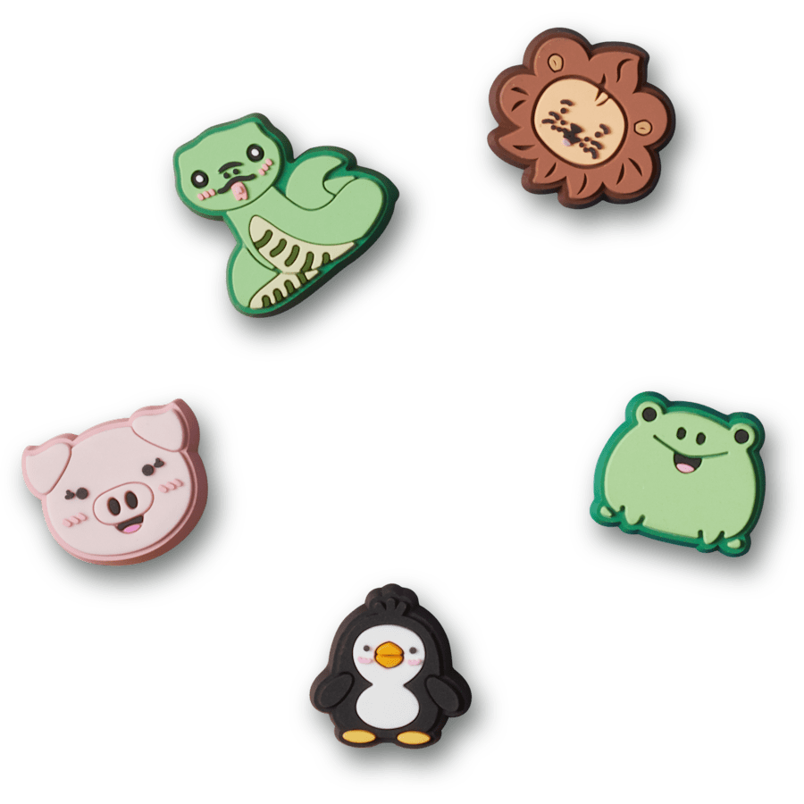Cartoon Animal Friends 5 Pack