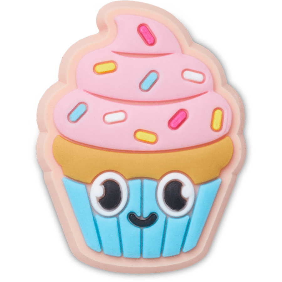  Cupcake with Smile - charm view - Jibbitz