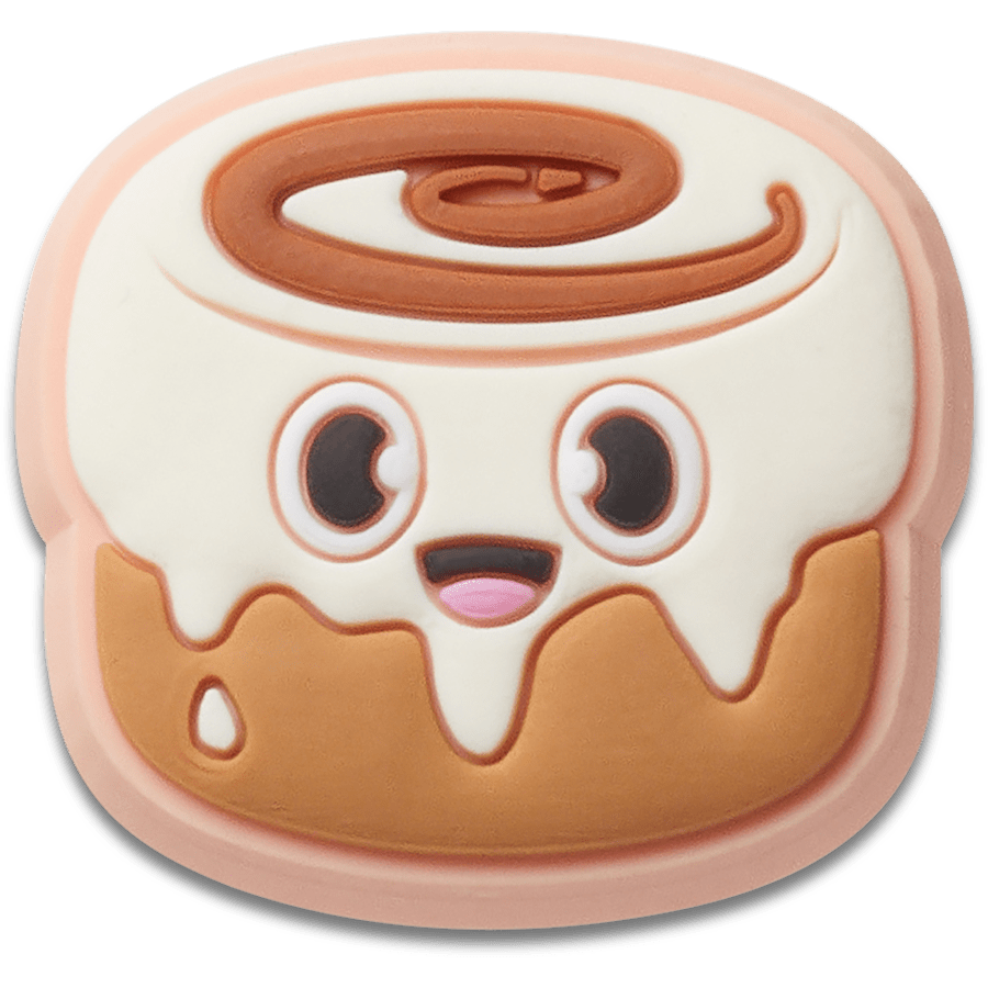  Cinnamon Bun with Smile - charm view - Jibbitz