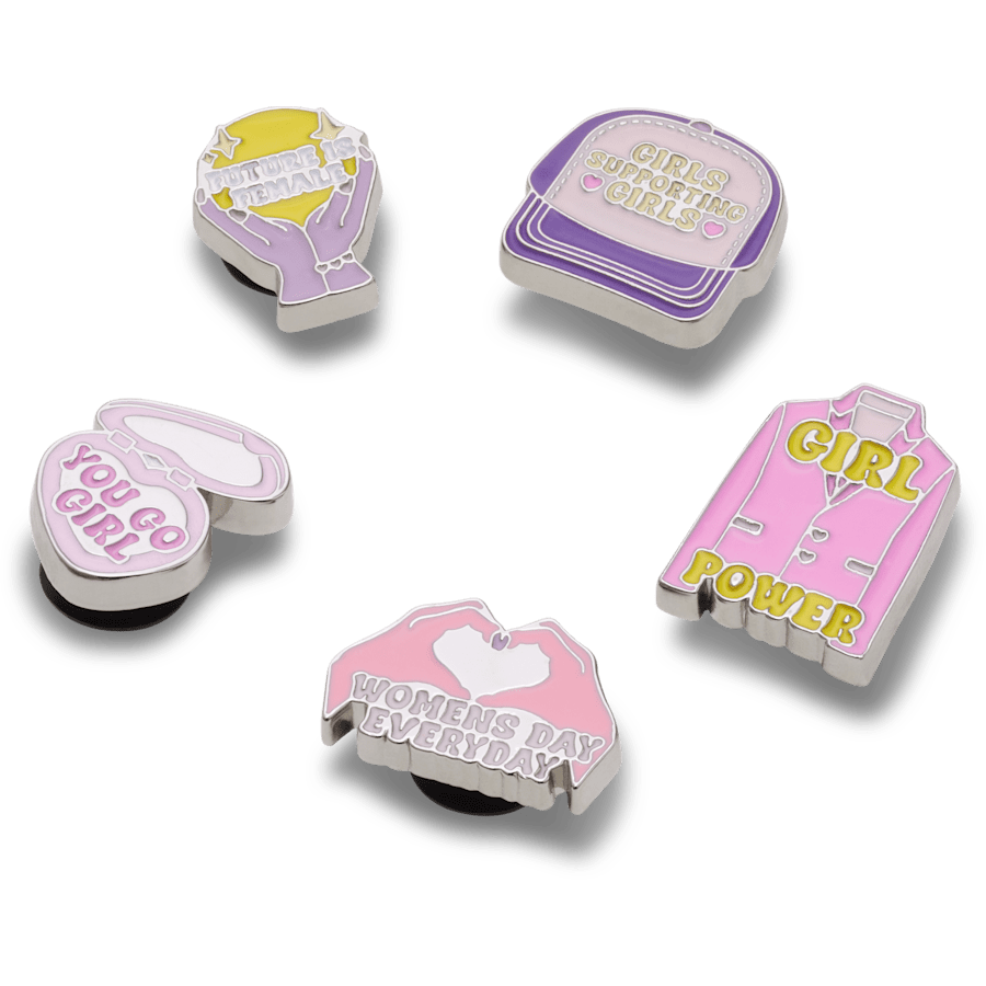 Womens Day 5 Pack - aangepaste hoek - Jibbitz Charms