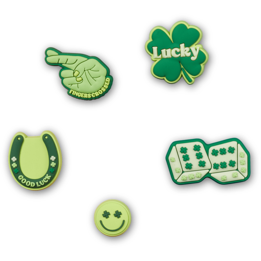  Feeling Super Lucky 5 Pack - charm view - Jibbitz