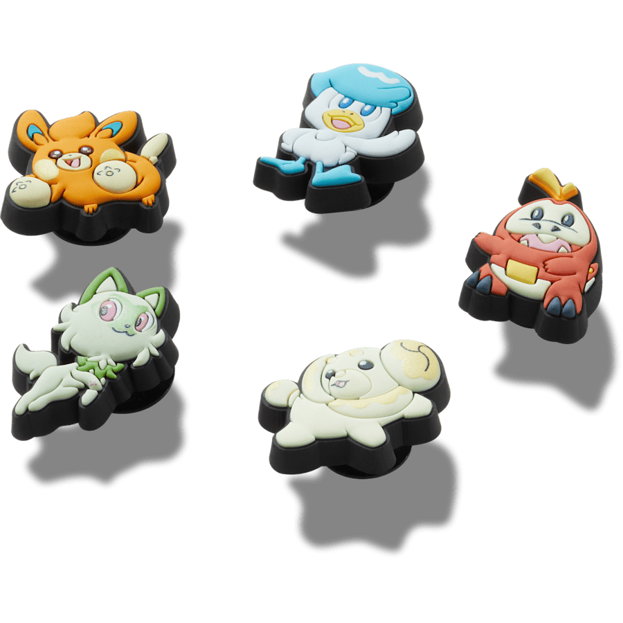  Pokémon Paldea 5 pack - charms on shoes - Jibbitz
