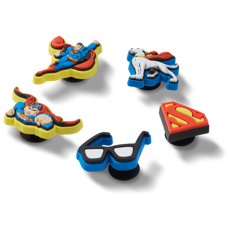  Superman 5 Pack - charms on shoes - Jibbitz