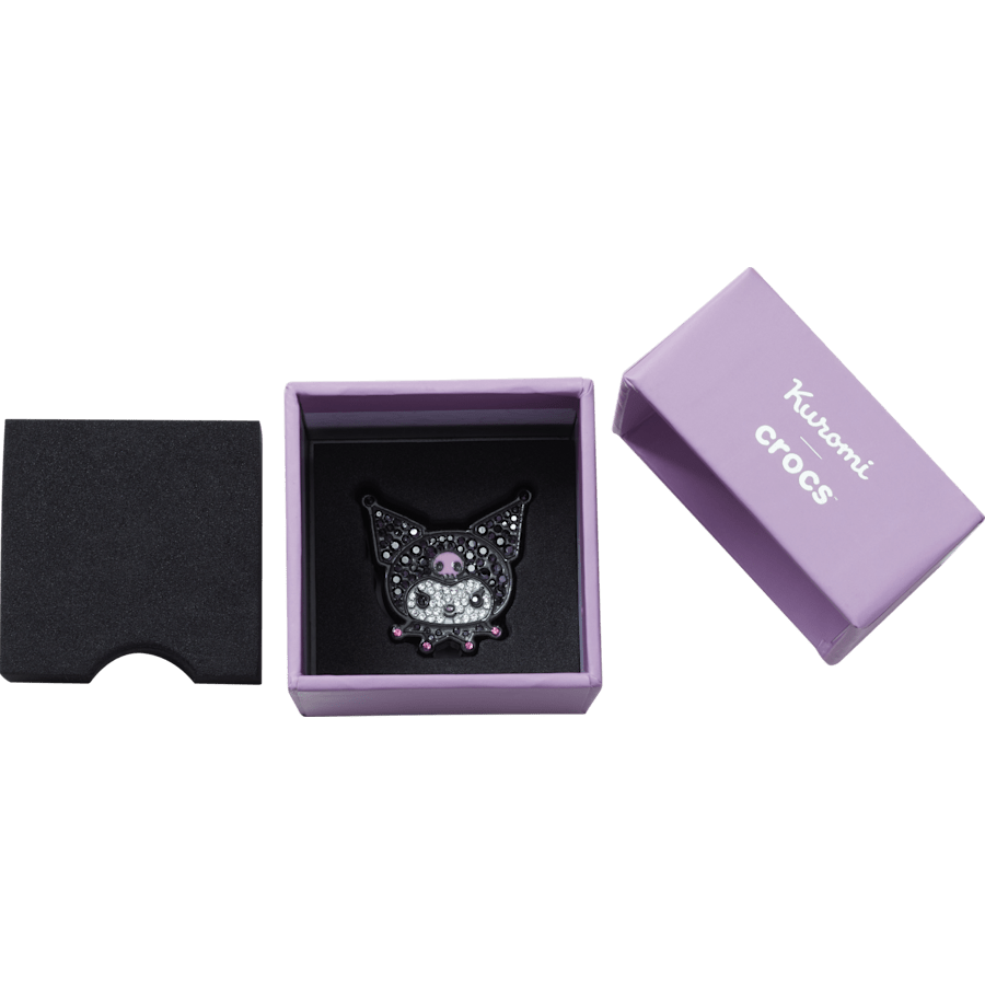  Kuromi™ with Swarovski® crystals - charms on packing card - Jibbitz