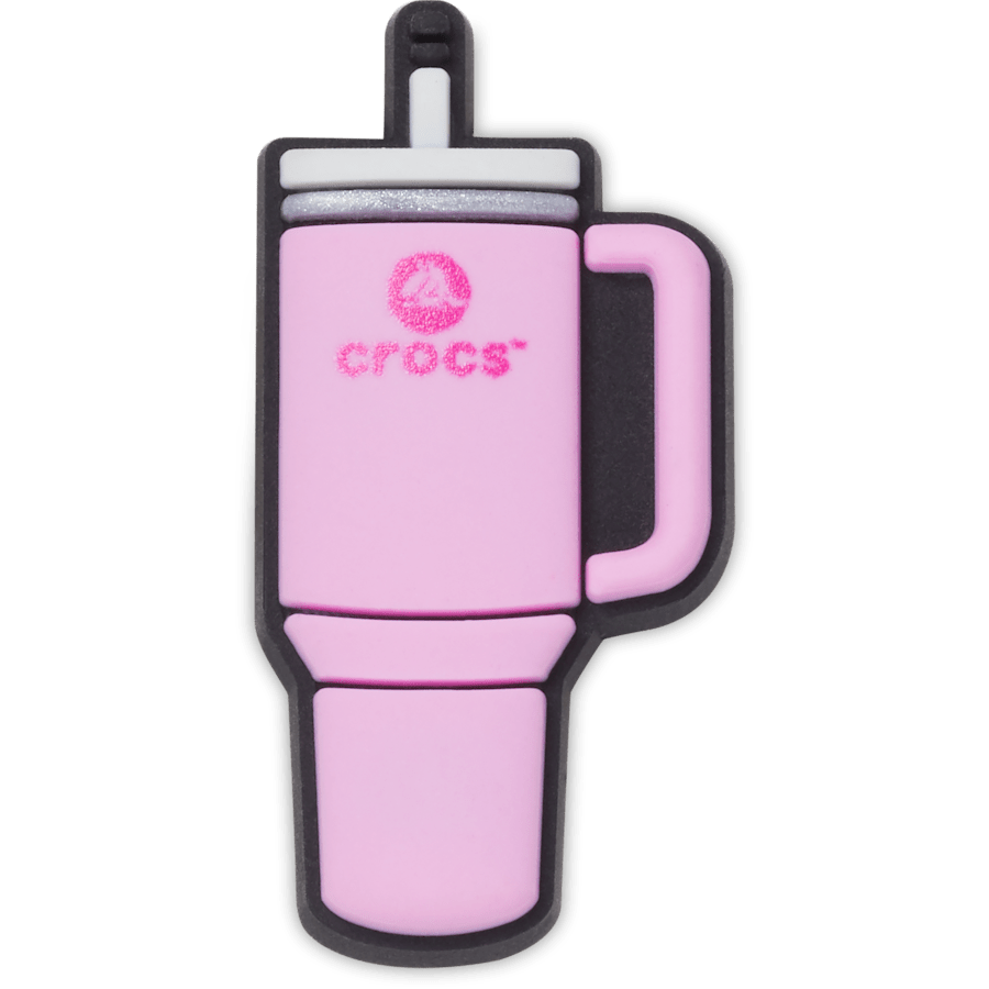 Crocs Pink Water Bottle - Charm view - Jibbitz Charms