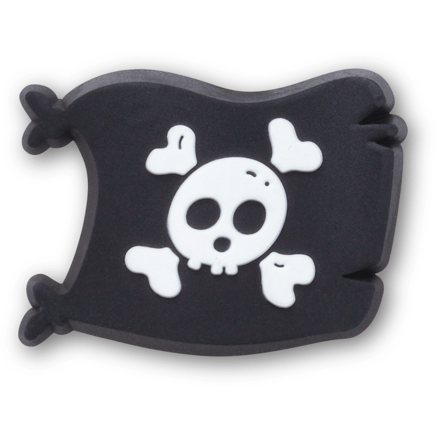  Pirate Flag and Skull - charm view - Jibbitz