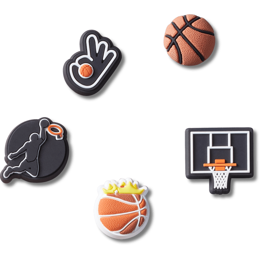  Basketball Team 5 Pack - charm view - Jibbitz