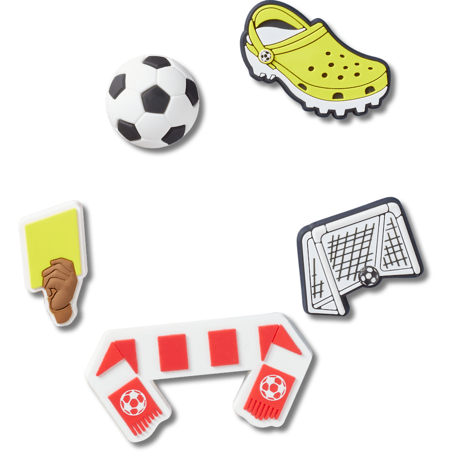  Soccer Team 5 Pack - charm view - Jibbitz