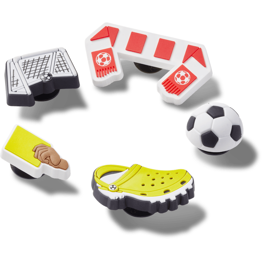  Soccer Team 5 Pack - charms on shoes - Jibbitz