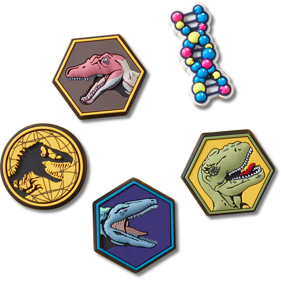  Jurassic Park 5 Pack - charm view - Jibbitz