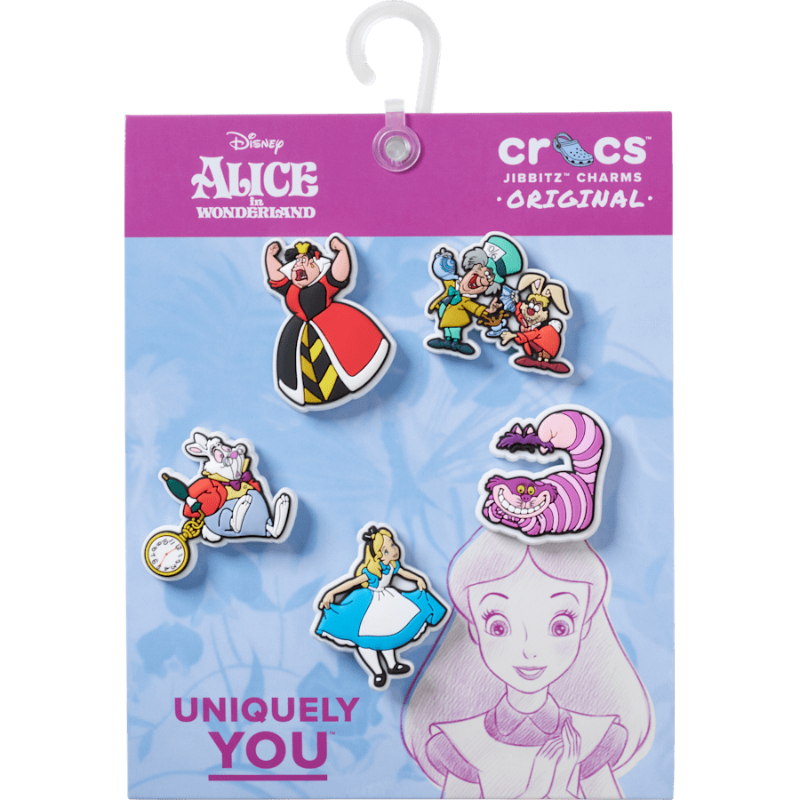  Disney Alice in Wonderland 5 Pack - Custom Angle - Jibbitz