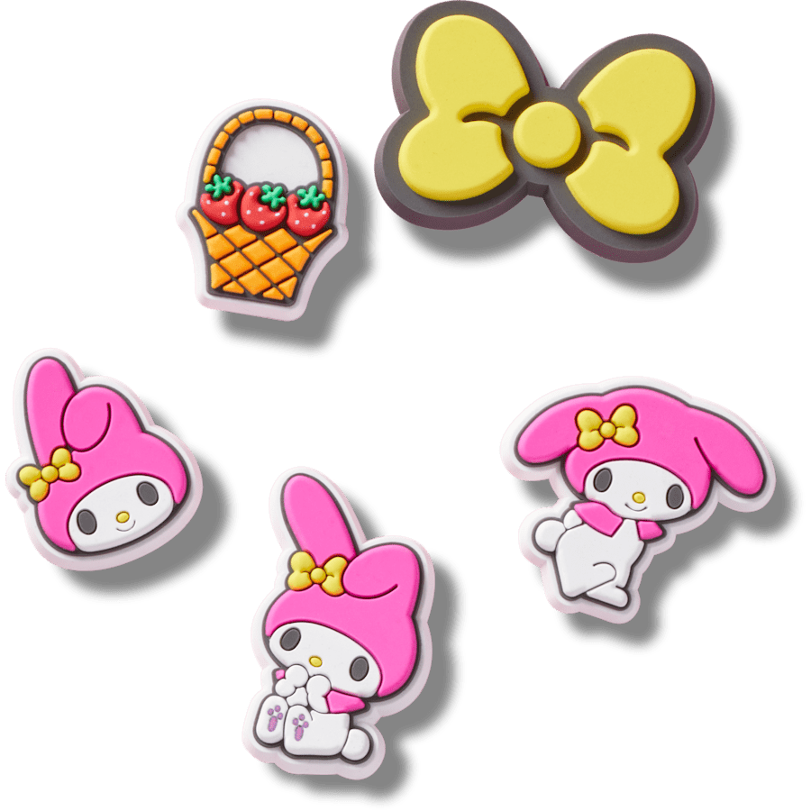  My Melody 5 Pack - charm view - Jibbitz