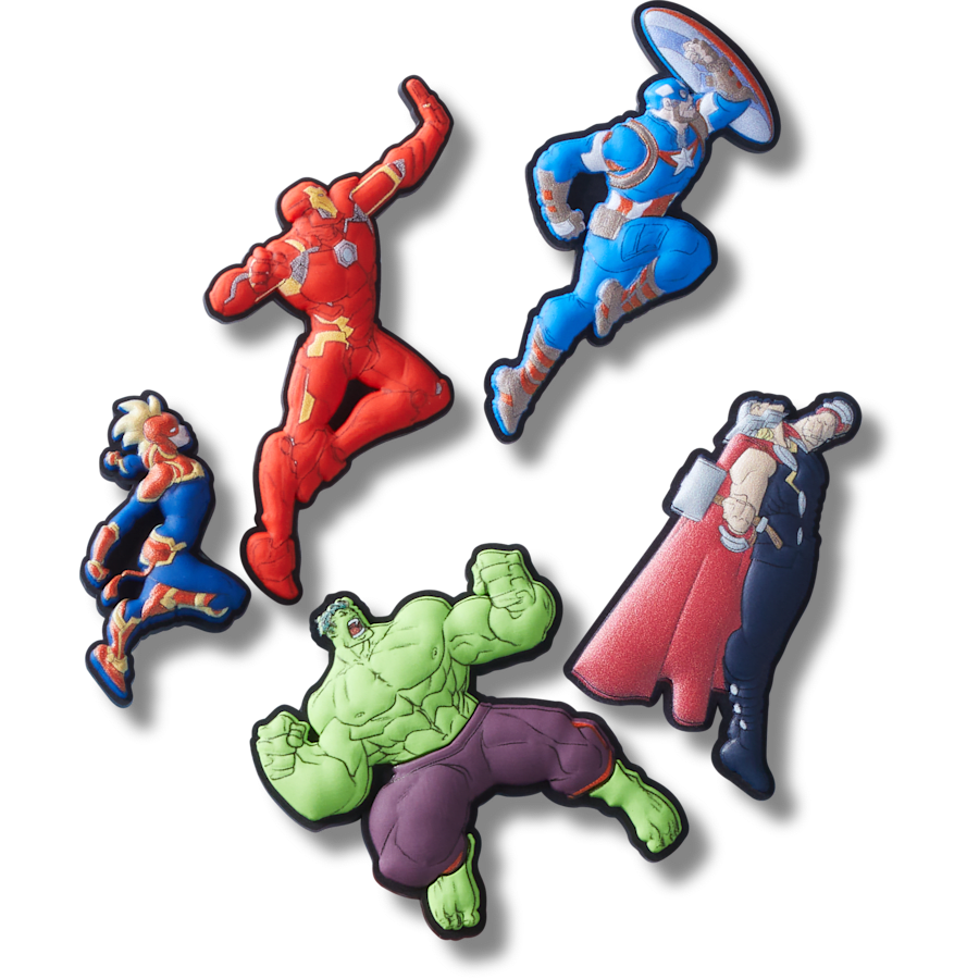  Avengers Heroes 5 Pack - charm view - Jibbitz