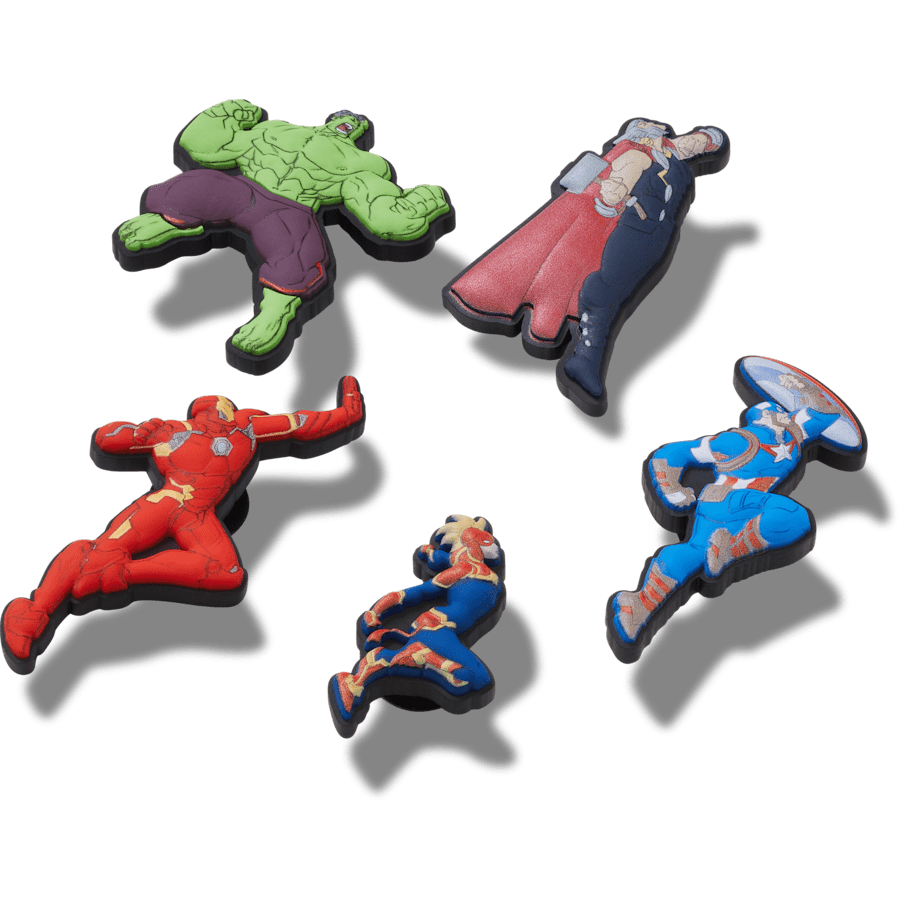  Avengers Heroes 5 Pack - charms on shoes - Jibbitz