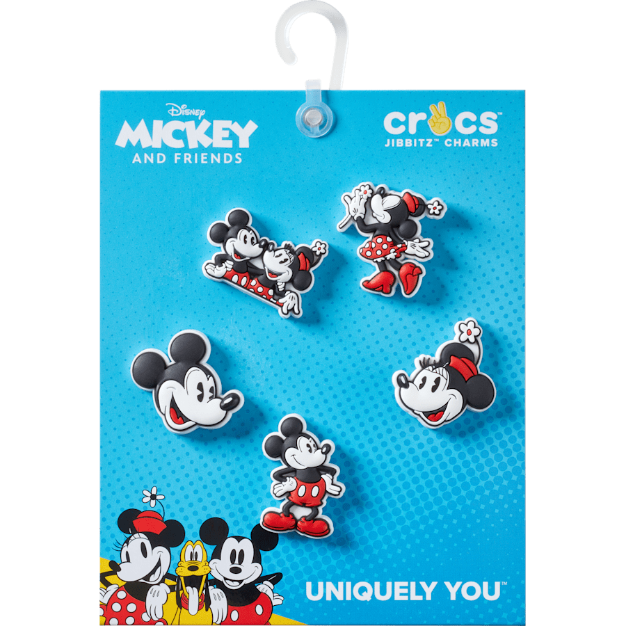  Mickey and Minnie Mouse Classic 5 Pack - Custom Angle - Jibbitz