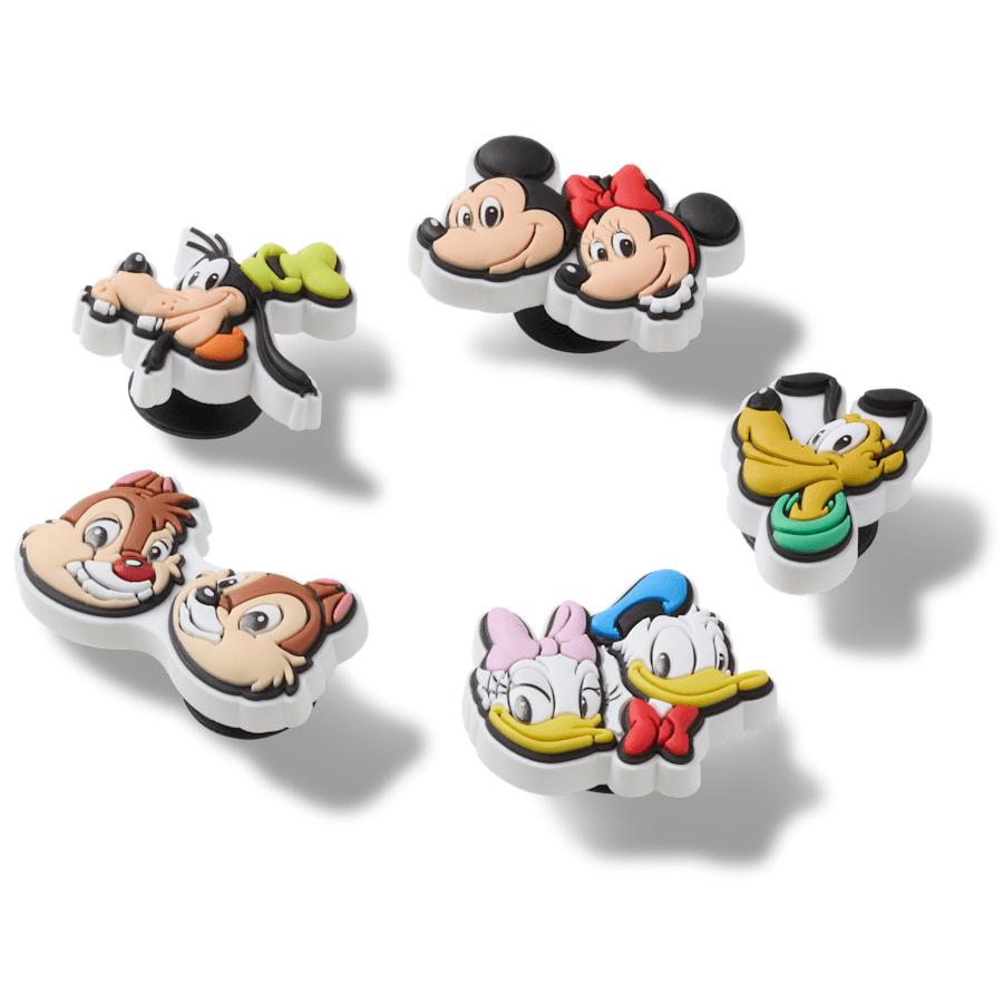  Mickey and Minnie Mouse Friends 5 Pack - charms on shoes - Jibbitz