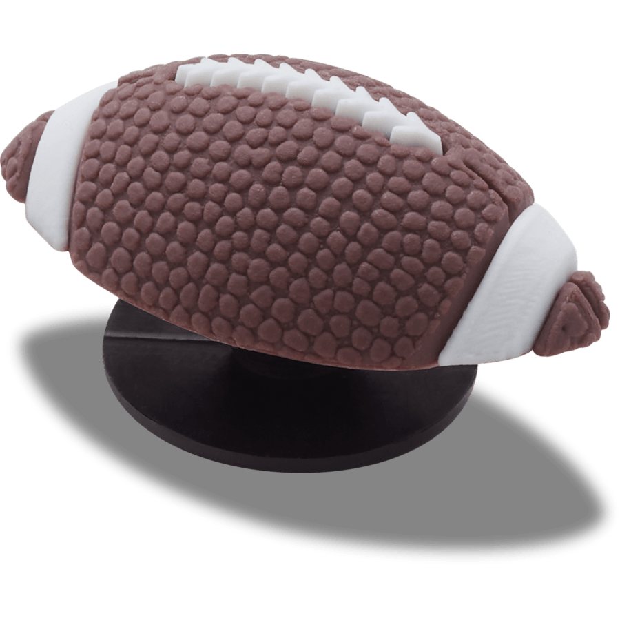  Textured Football - charms on shoes - Jibbitz