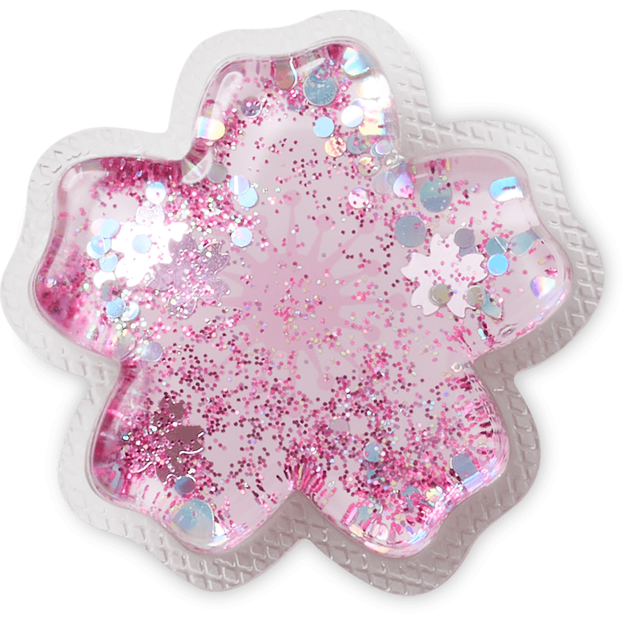  Squishy Cherry Blossom Flower - charm view - Jibbitz