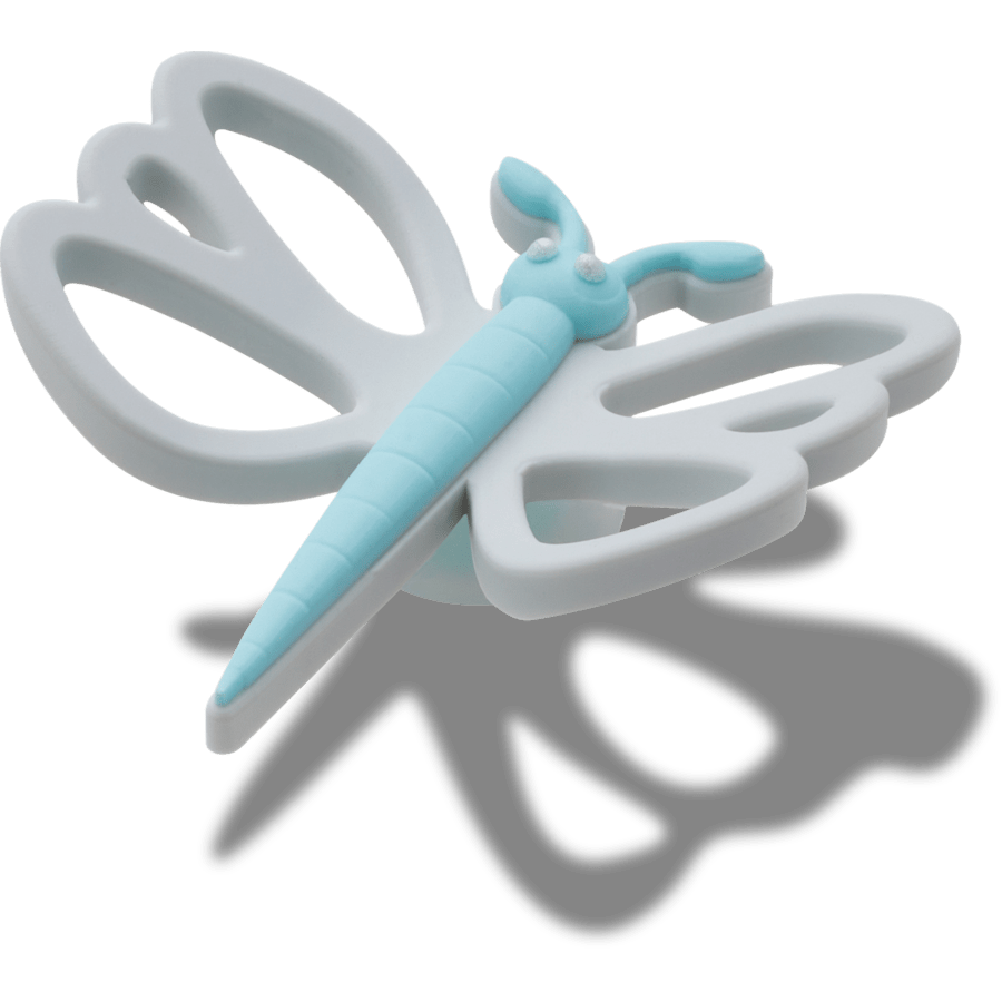Blue Cut Out Dragon Fly - Custom Angle - Jibbitz Charms