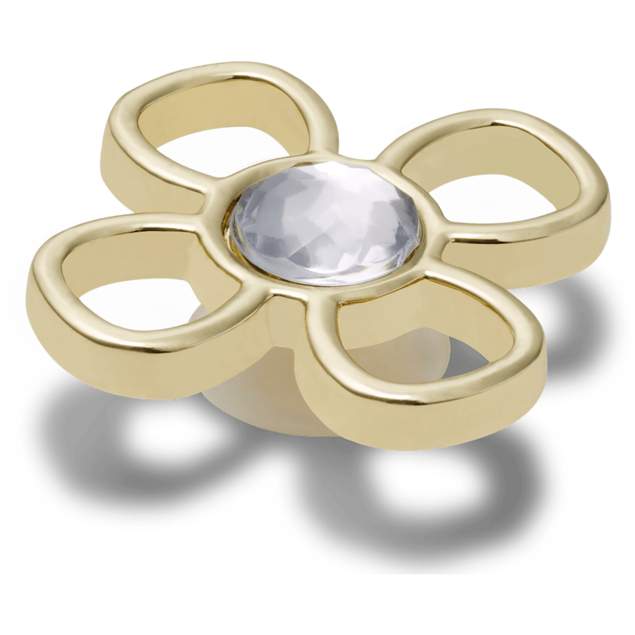  Cutout Gold Flower - charms on shoes - Jibbitz